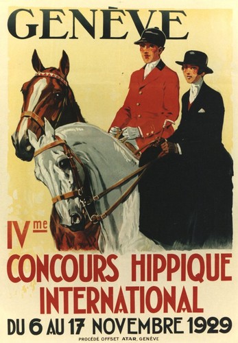 Affiche poster équitation - affiche,