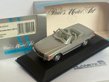 MINICHAMPS MERCEDES BENZ 280 SL CABRIOLET SILVER 1/43