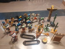 Playmobil Lot Indiens Cheveaux