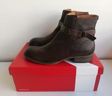 Bottines femme en cuir marron Kickers Punking (41) -NEUVES-