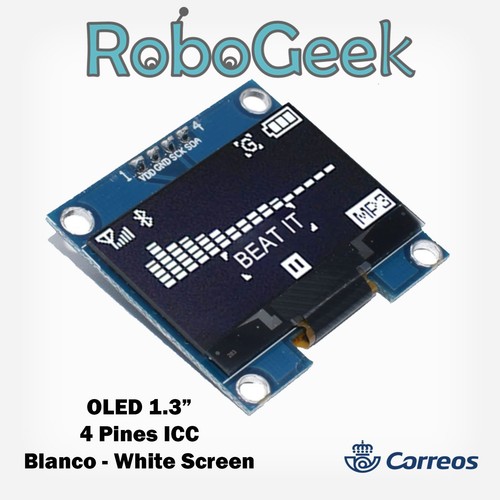 écran oled blanc - oled, 1.30"
