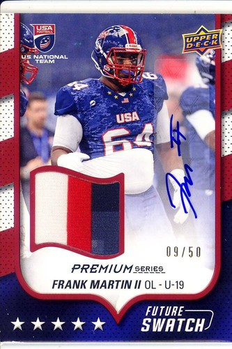 Frank martin rookie draft auto - martin,