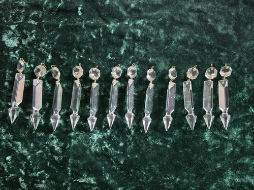 Lot pampilles cristal - lot, 12