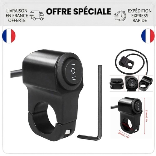 Interrupteur guidon moto v - guidon,