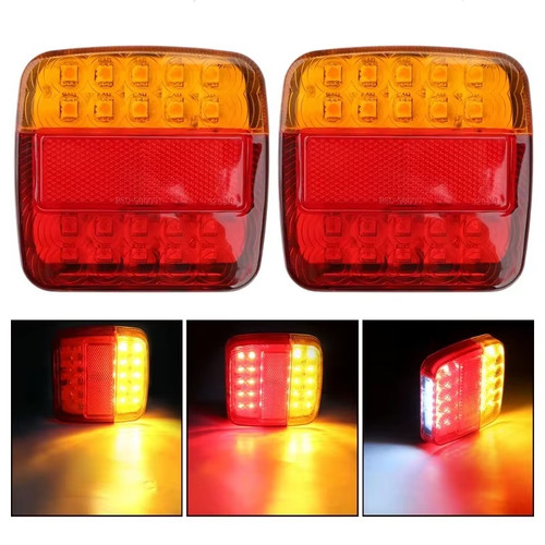Feux arriere 12v led - 2x,