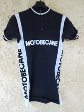 Maillot cycliste MOTOBÉCANE vintage shirt maglia jersey années 70 laine 3 M