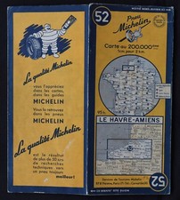 Carte MICHELIN 52 LE HAVRE