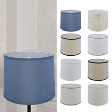 Abat-jour rond en lin