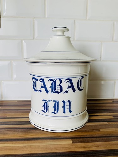 Pot tabac ancien vieillard - pot,