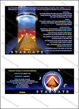 Gottlieb Stargate 1995 Cartes Instructions Flipper Pinball Cards ENGLISH