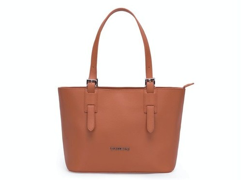 Sac porté couleur camel