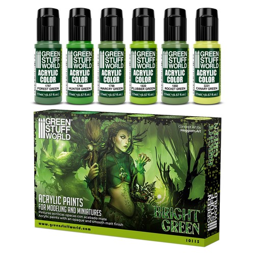 Set peinture verts - -,