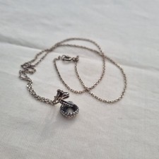 Bel Ensemble Chaine + Pendentif Serpent Argent Massif - 925 - Bijou