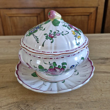 Soupière ancienne desvres - soupière,