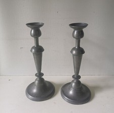 Paire De Chandelier En Étain