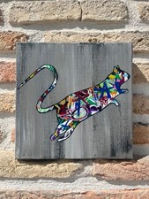 Mashup Mixology Tribute - Unique canvas (Blek le rat, Martin whatson inspired)