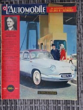 l'automobile 160 aout 1959 , Panhard PL 17, Gabriel Voisin, Borgward 1500