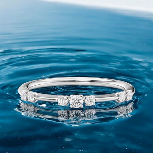 Bague diamant taille ronde