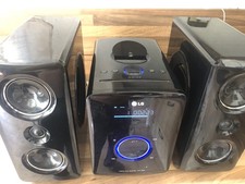 Chaine hifi LG FA 164 Complète  et En Bon État . Noire Nacrée .