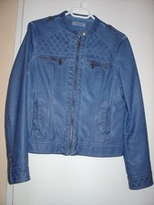 BLOUSON BLEU DUR EN TRES BON