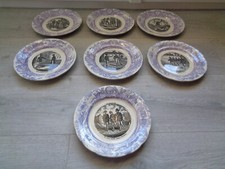 LOT DE 7 ASSIETTES HB CHOISY