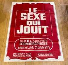 LE SEXE QUI JOUIT Affiche