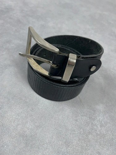 Ceinture cuir noir - , vintage