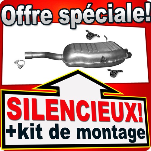 Silencieux arriere pour - arriere, bmw