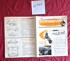 N°21730 /  dépliant VAP 57 / n°5 juillet 1957 "Le Cyclovapiste"
