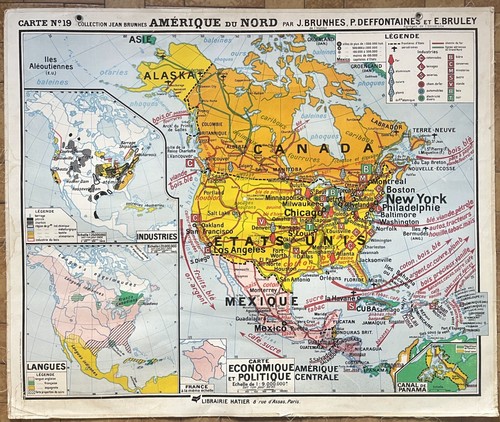 Ancienne carte scolaire - 🌎,