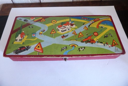 Ancien plumier carton - ancien,