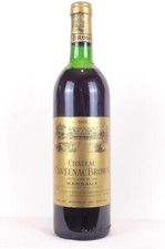 margaux château cantenac brown grand cru classé (b1) rouge 1982 - bordeaux