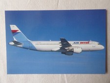 CARTE POSTALE AVIATION AIRLINE POSTCARD AIRBUS A320 AIR INTER F-GGEE