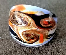 Ancienne Bague  En Verre