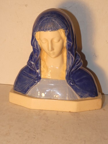 Buste vierge marie ceramique - vierge,