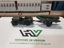 Jeep militaire avec remorque