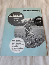 document publicitaire rotobineuse STAUB PP 125 5 cv