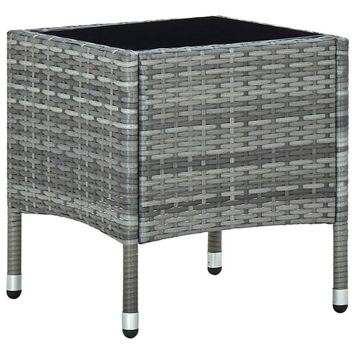Table jardin gris 40x40x45 - table,