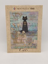 Heye Jane Crowther - Cats - Egyptian 1000 Puzzle