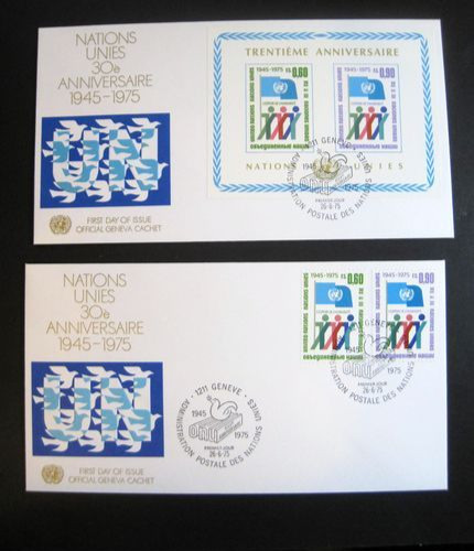 Nations unies uno - uno, fdc