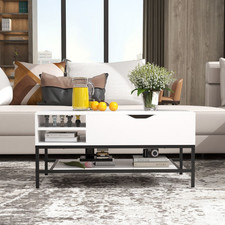 Table basse relevable avec - table,
