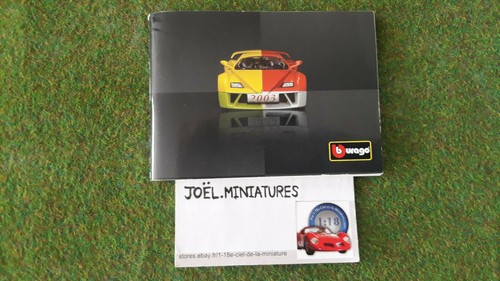 Catalogue burago 2003 petit - 2003,