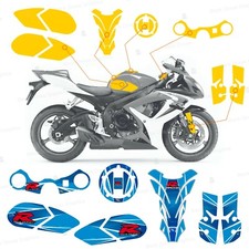 7pz Kit Autocollant 3D Protections Compatible Avec Suzuki 600 750 Gsx-R 2006 -