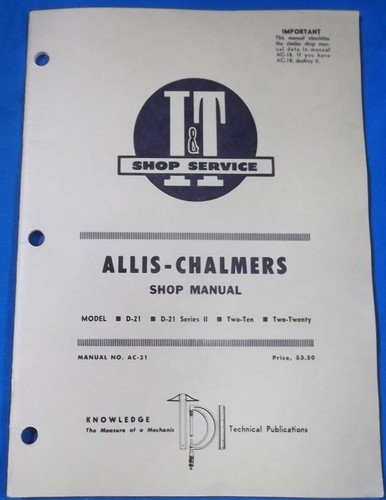Allis chalmers d 21 - allis, d-21