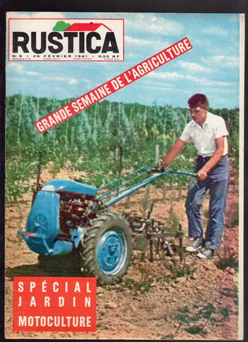 Rustica 1961 motoculteur - rustica,
