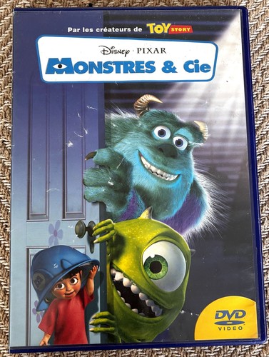 Monstres cie dvd - monstres, disney