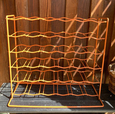 Casier à bouteilles vintage orange " Tomado " x 36 bouteilles made in Pays-Bas