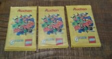 Lot  3 pochettes cartes Lego Auchan neuve