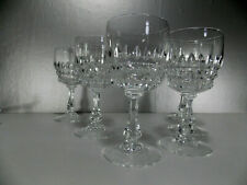 CRISTAL D'ARQUES - 6 VERRES A EAU SERVICE MONTMARTRE