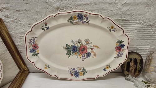 Grand plat ovale sarreguemines - grand,